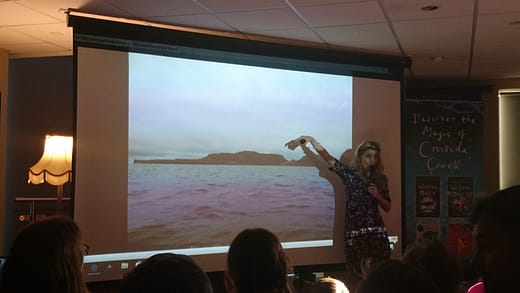 Cressida Cowell shows photos of her childhood holidays in Scotland