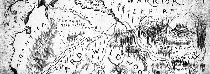 Wizards of Once Map - Cressida Cowell Dragons Wizards